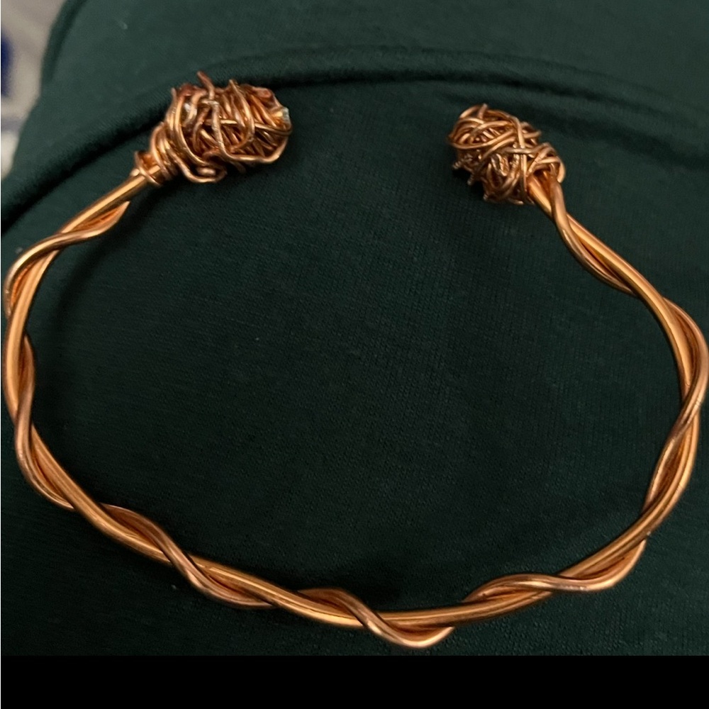 Copper Wire Wrapped Bracelet